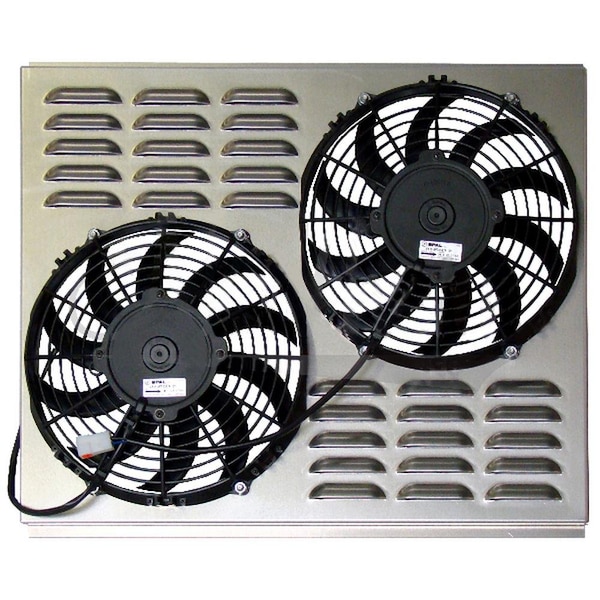 Aftermarket Z40013 Dual 10 Electric Fan And Shroud 17 58 x 21 34 x 3 Z40013-NOR - main